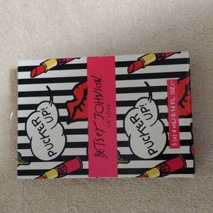 Betsey Johnson liquid lipstick trio